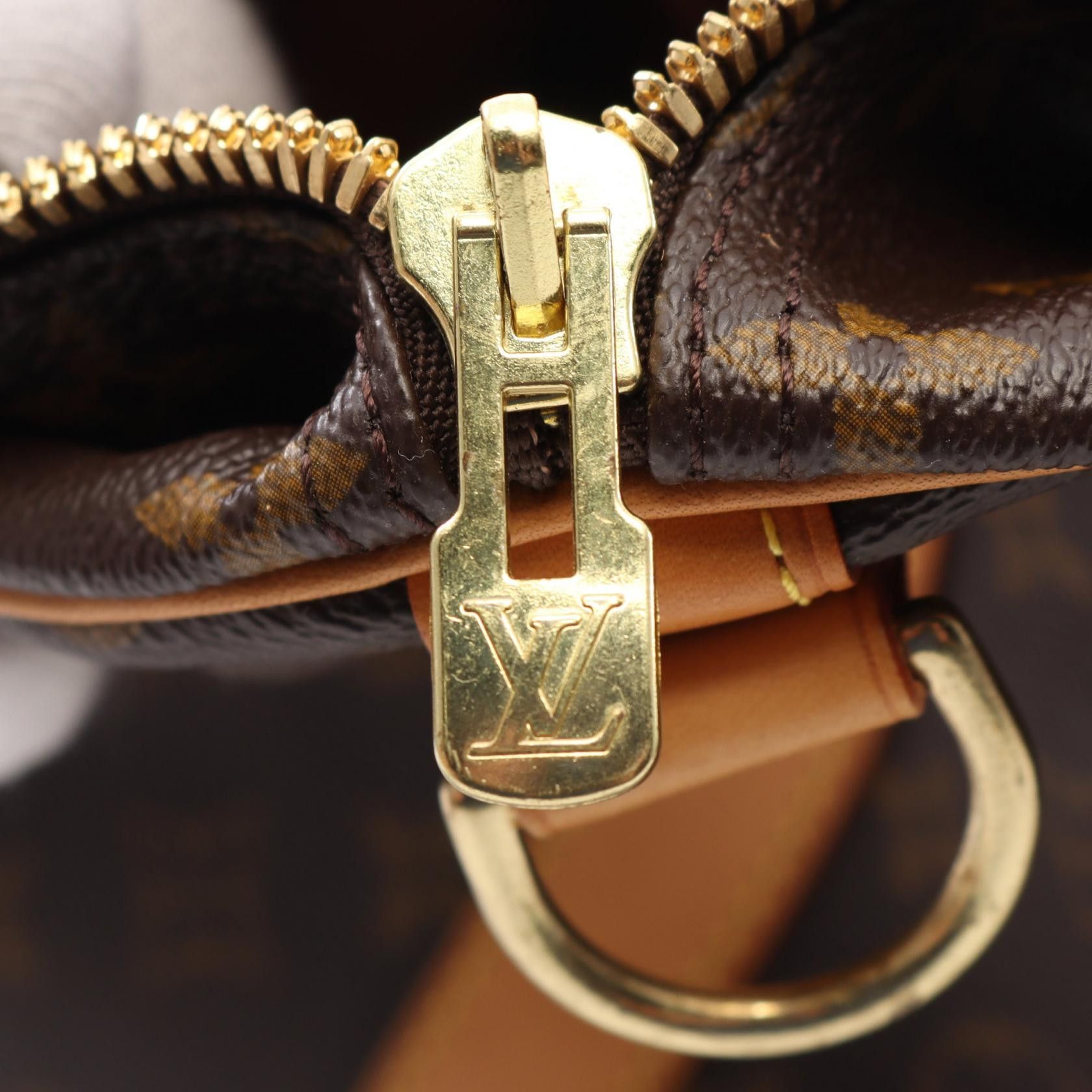 Louis Vuitton Louis Vuitton Keepall 60 Monogram Boston Bag Leather Brown Size ONE SIZE - 6 Thumbnail
