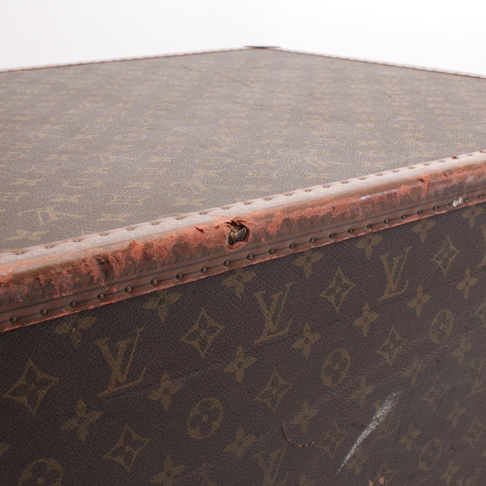 Louis Vuitton Louis Vuitton Alzer 80 Monogram Trunk Case Leather Brown Size ONE SIZE - 13 Thumbnail