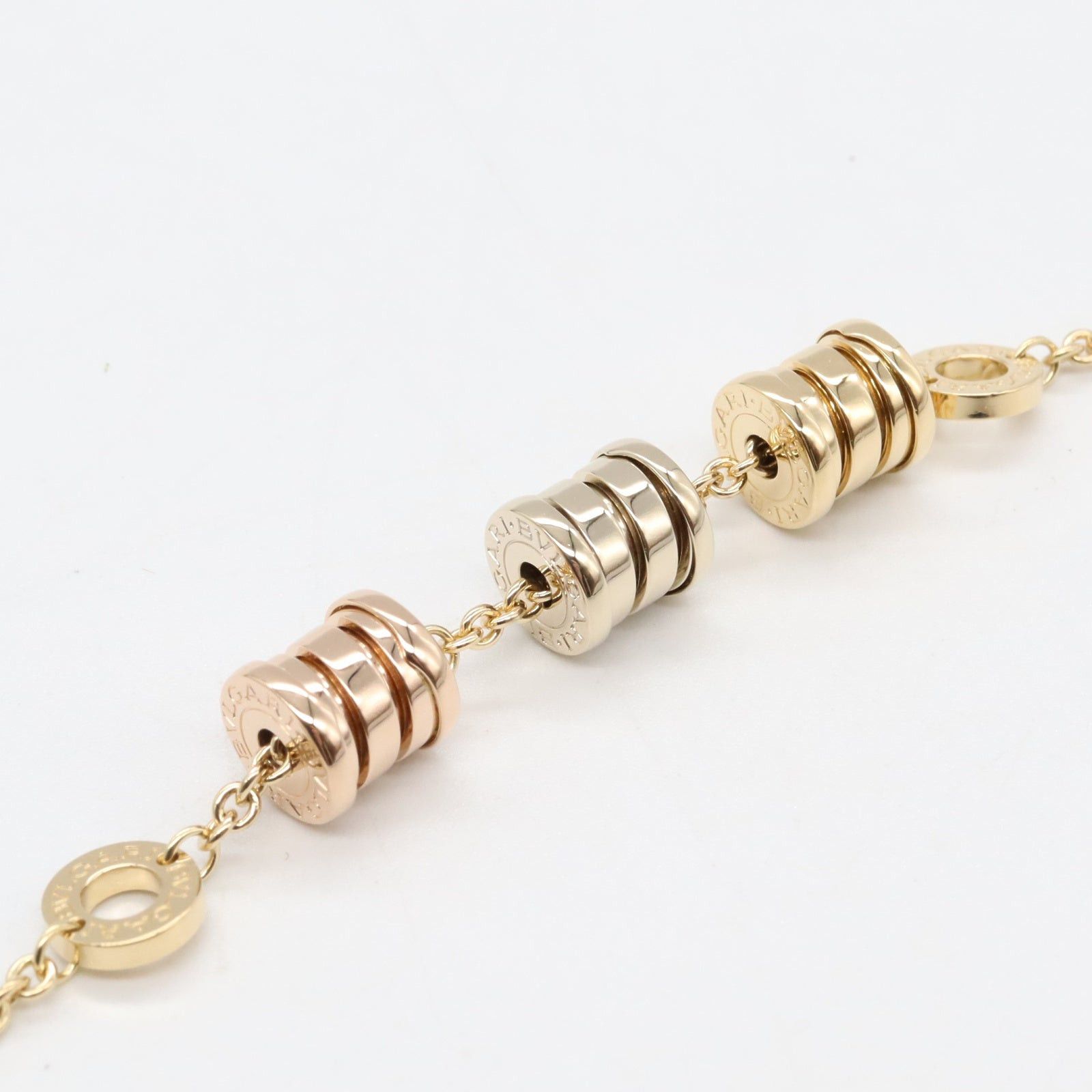 Bvlgari Bvlgari B Zero One Element Bracelet K18 (Yellow Gold) K18Wg (White (Pink Gold Size ONE SIZE - 4 Thumbnail