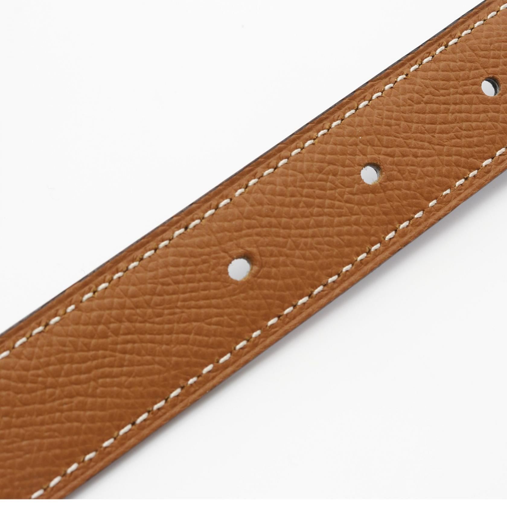 Hermes Hermes Belt Veau Swift Epsom Black Brown Reversible A Stamp Size ONE SIZE - 6 Thumbnail