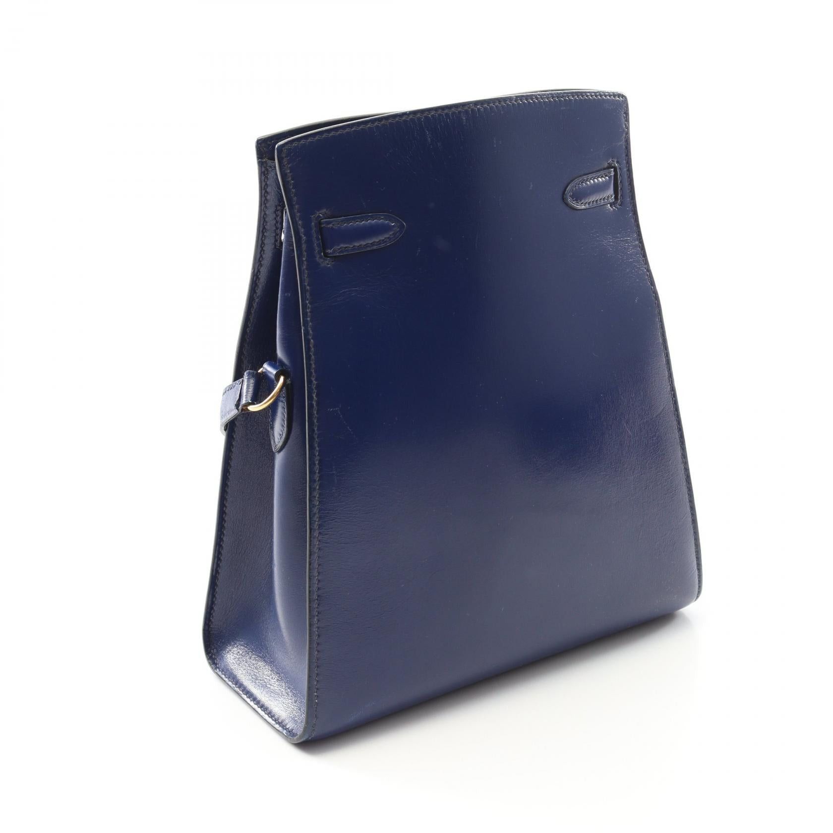 Hermes Hermes Kelly Sports Pm Shoulder Bag Box Calf Blue Gold Hardware ○R Stamp Size ONE SIZE - 2 Thumbnail