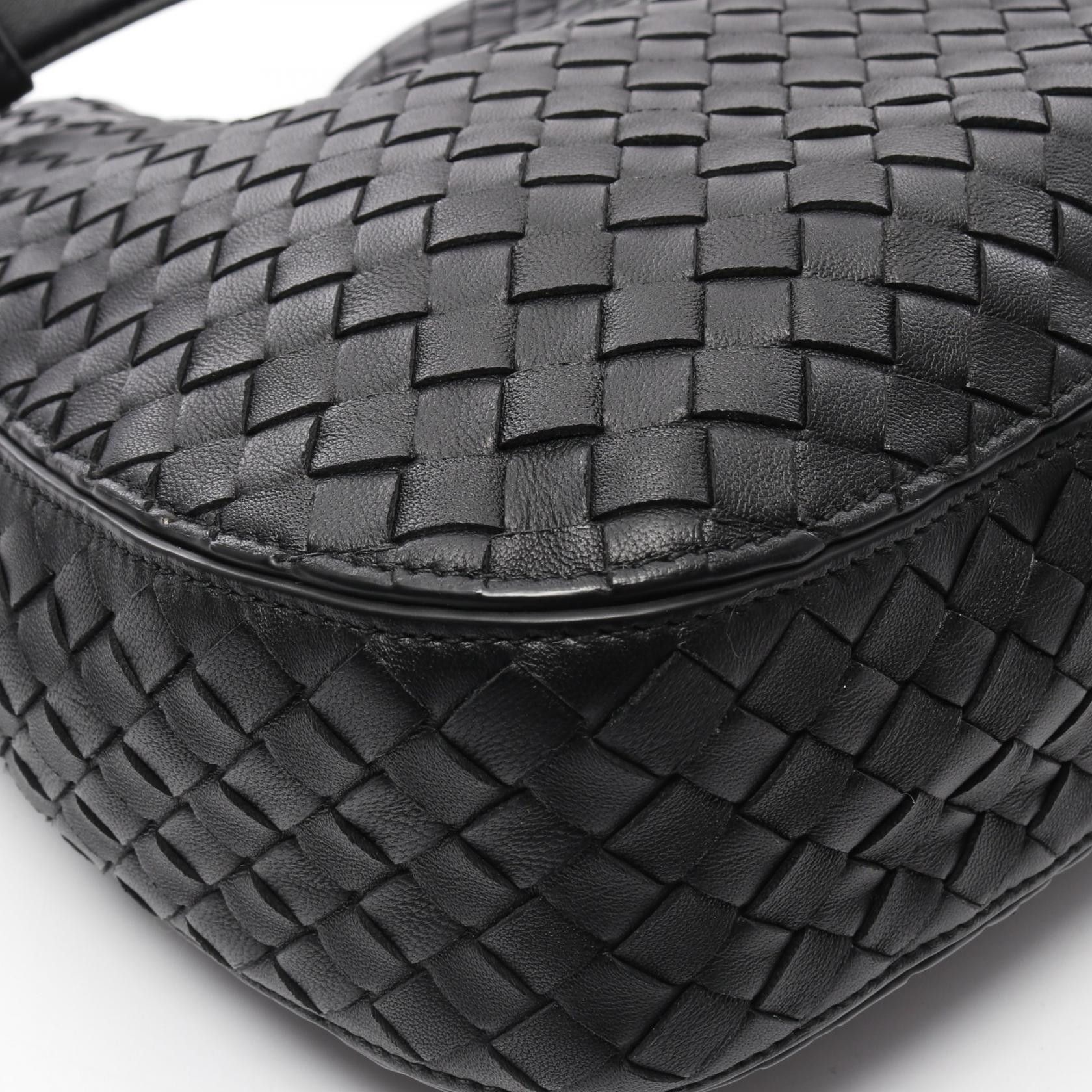 Bottega Veneta Bottega Veneta Intrecciato Loop Bag Handbag Leather Black Size ONE SIZE - 6 Thumbnail