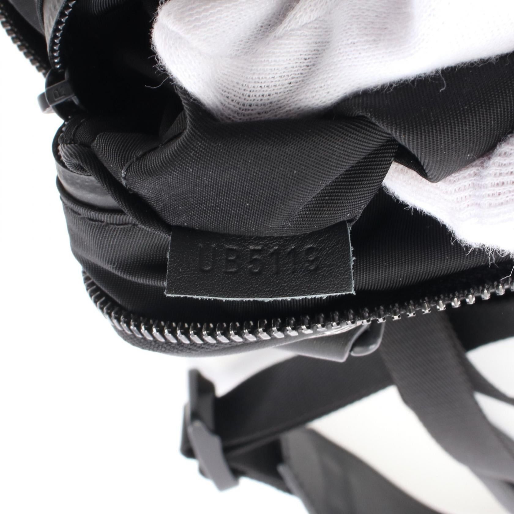 Louis Vuitton Louis Vuitton Expandable Messenger Shoulder Bag Leather Nylon Black White Size ONE SIZE - 5 Thumbnail