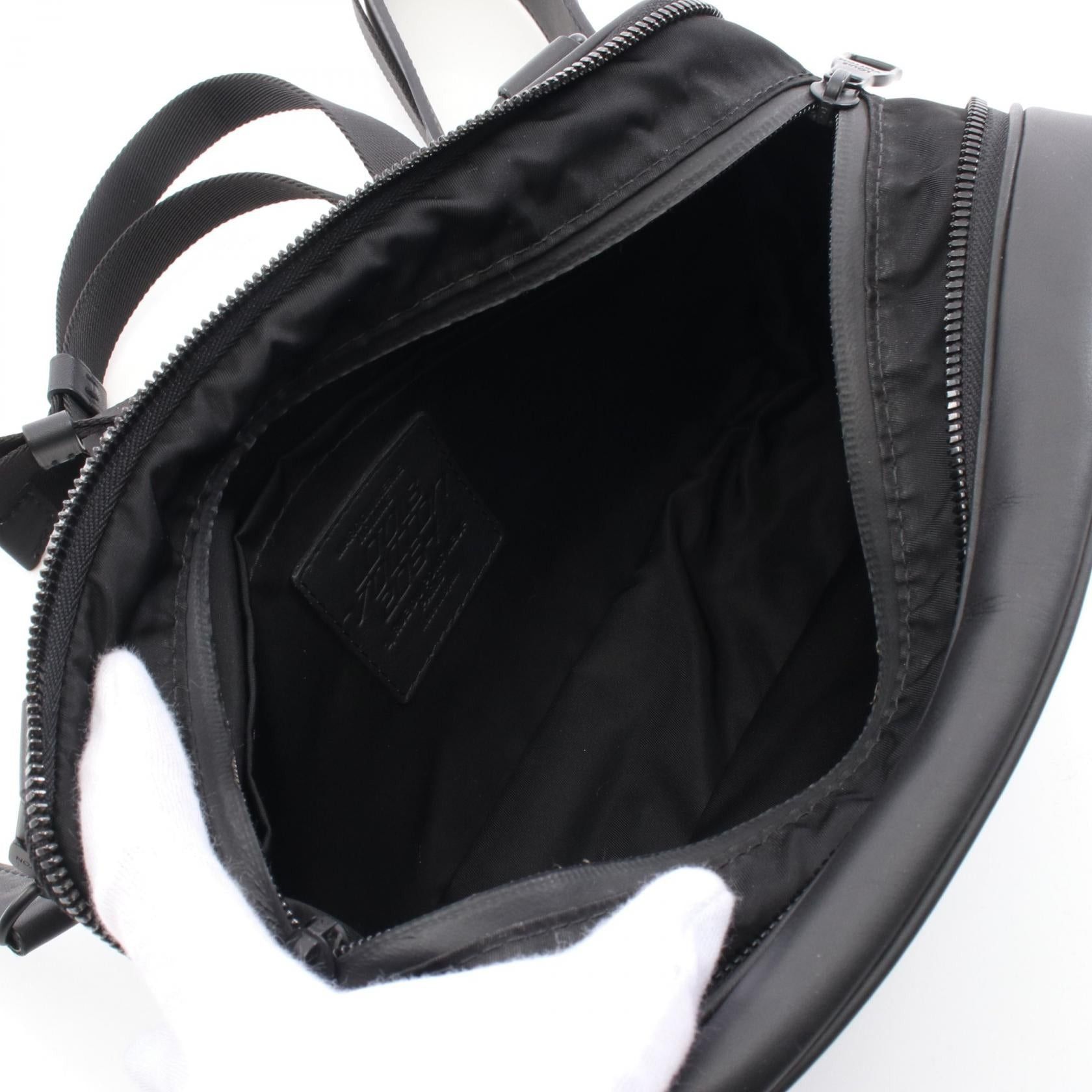 Louis Vuitton Louis Vuitton Expandable Messenger Shoulder Bag Leather Nylon Black White Size ONE SIZE - 3 Thumbnail