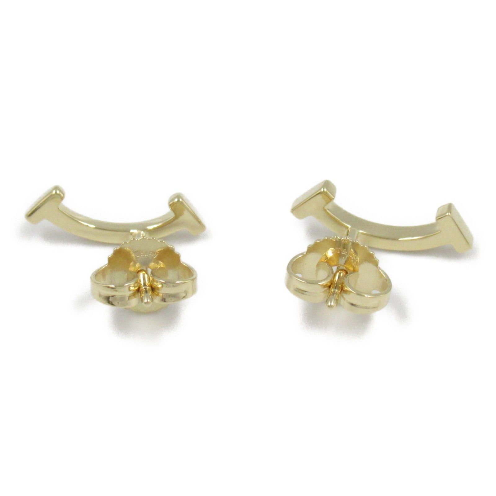 Tiffany & Co. Tiffany Co T Smile Earrings K18 (Yellow Gold) Gold Size ONE SIZE - 2 Thumbnail
