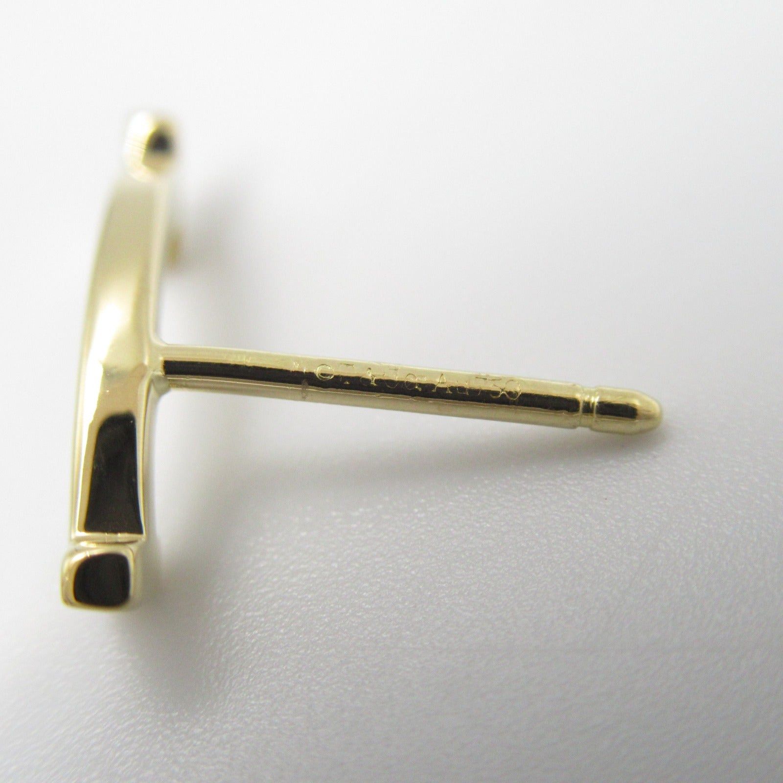 Tiffany & Co. Tiffany Co T Smile Earrings K18 (Yellow Gold) Gold Size ONE SIZE - 6 Thumbnail