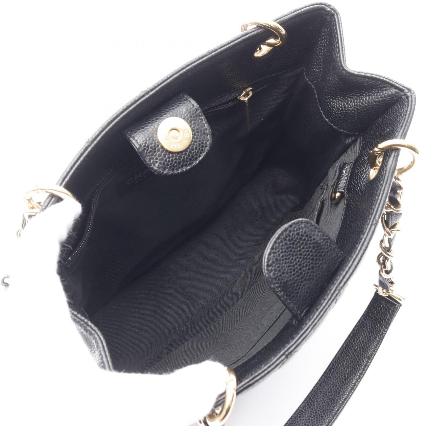 Chanel Chanel Chanel Matelasse PST Grained Calfskin Tote Bag Leather Tote Bag A20994 Size ONE SIZE - 3 Thumbnail