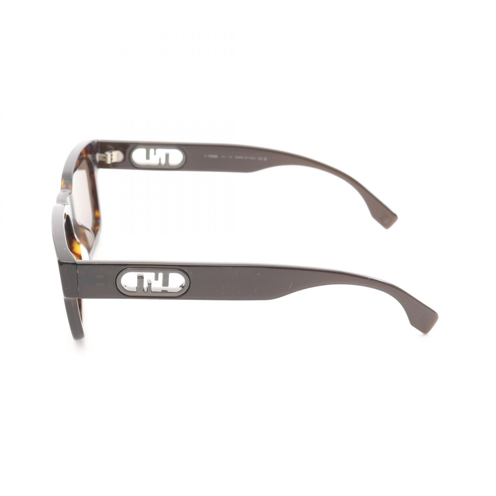 Fendi Fendi Fendi O'LOCK Acetate Sunglasses Plastic Sunglasses 40107I 52E Size ONE SIZE - 3 Thumbnail