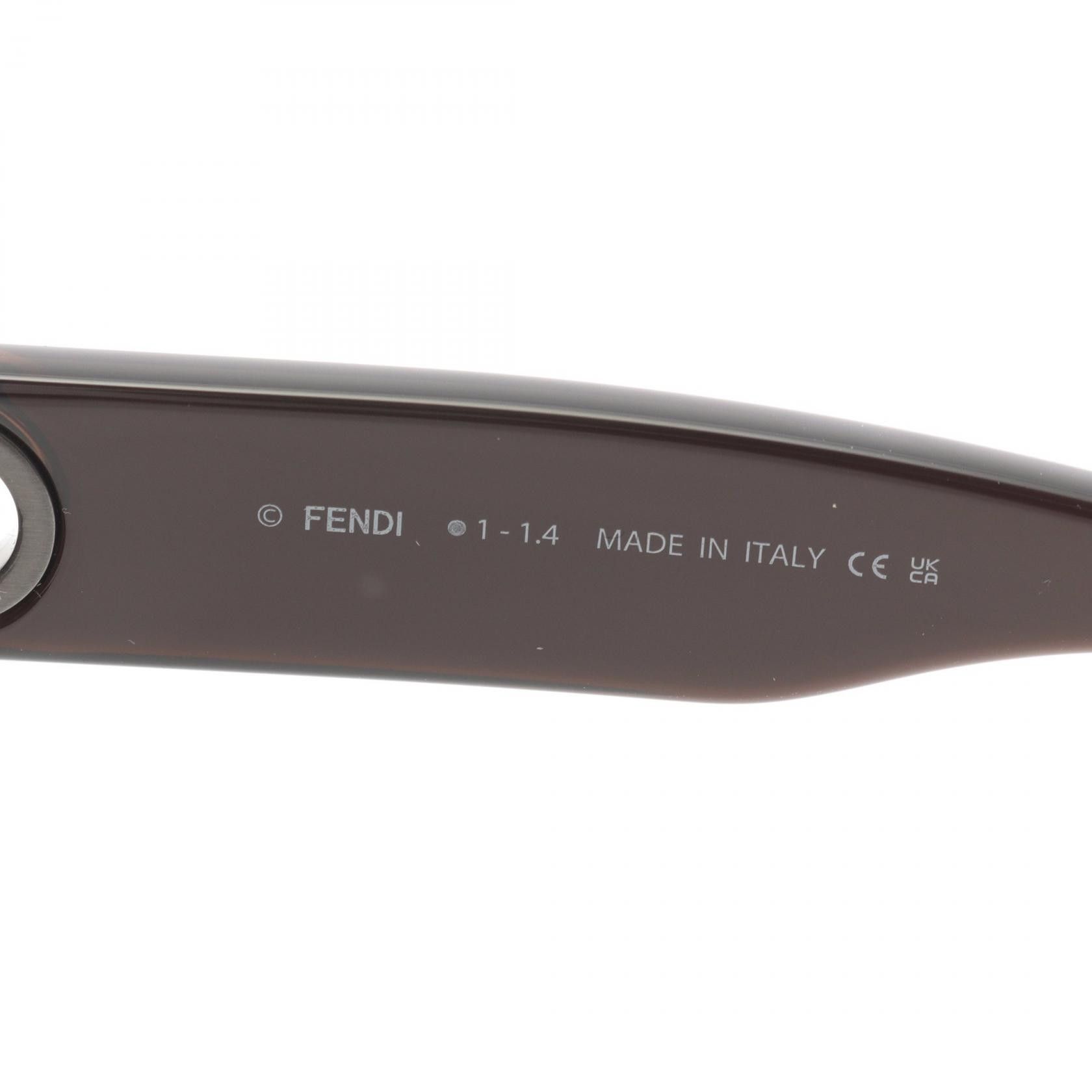 Fendi Fendi Fendi O'LOCK Acetate Sunglasses Plastic Sunglasses 40107I 52E Size ONE SIZE - 4 Thumbnail