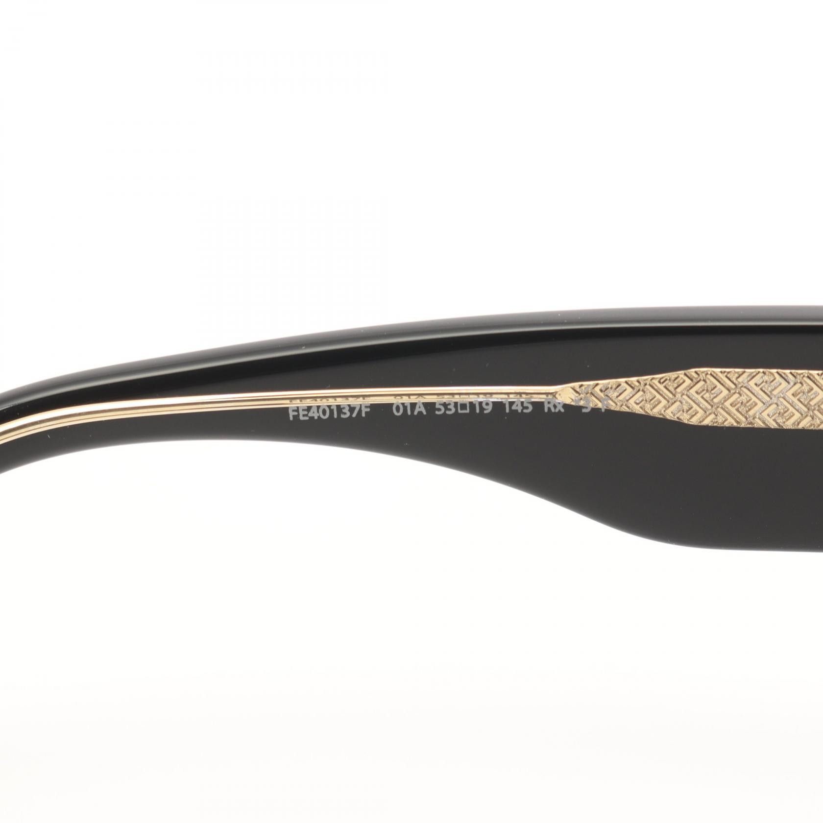 Fendi Fendi Fendi ROMA Acetate Sunglasses Plastic Sunglasses 40137F 01A Size ONE SIZE - 5 Thumbnail