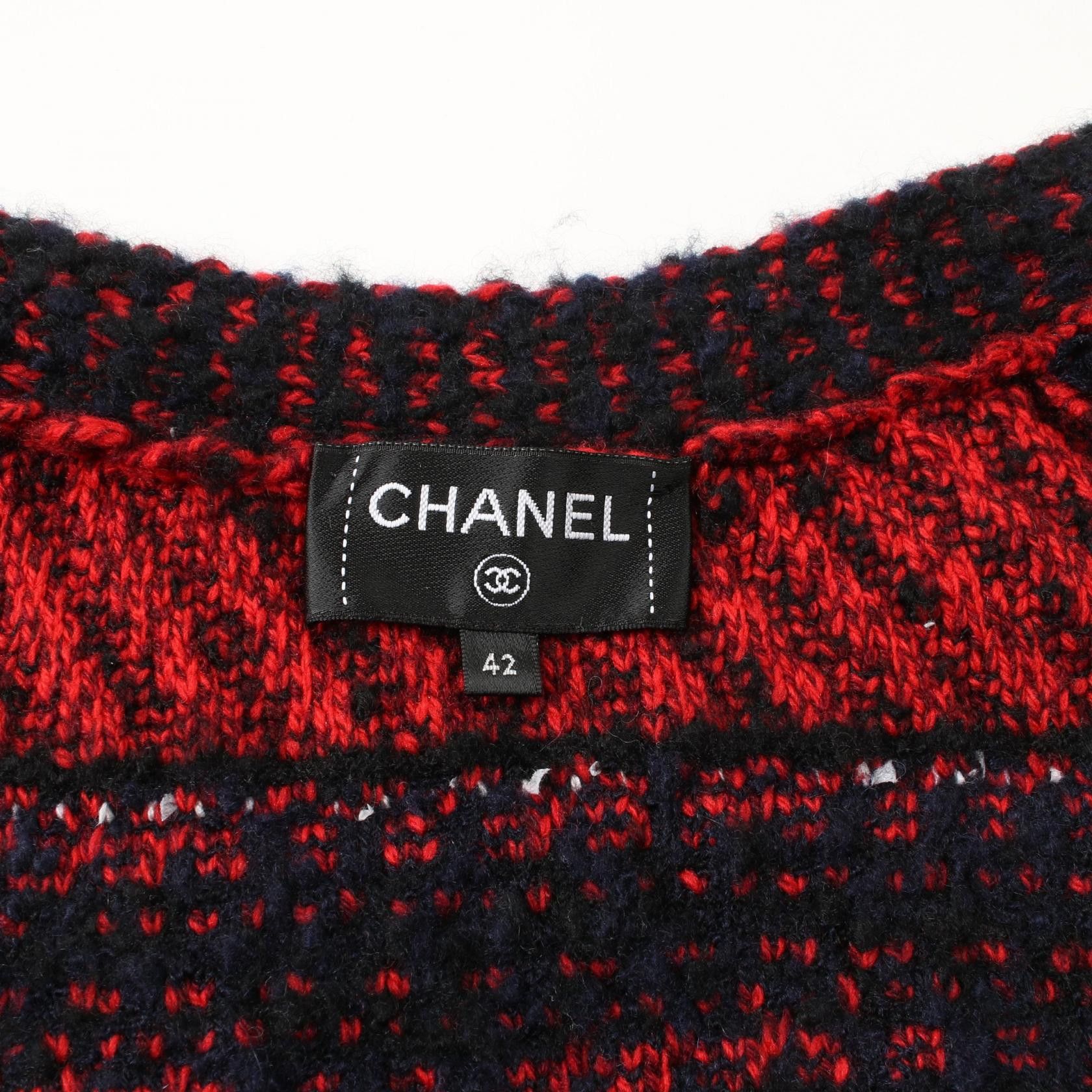 Chanel Chanel Chanel P75706 Cashmere Wool Cardigan Others Tops P75706 Size ONE SIZE - 3 Thumbnail