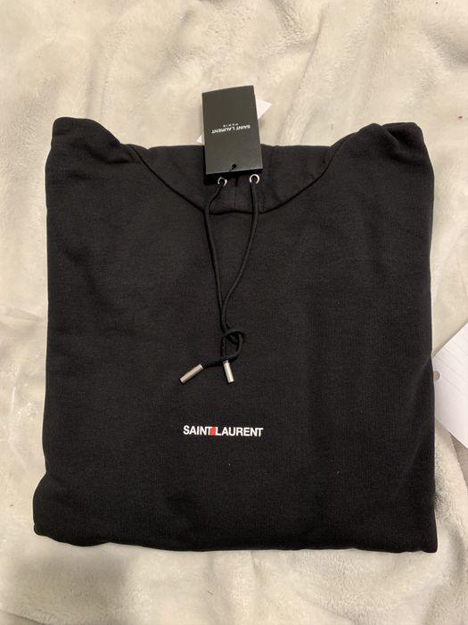 Saint laurent best sale box logo hoodie