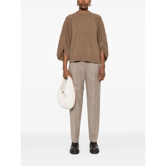 Max Mara MAX MARA Women Pants GATTI 257 002 BROWN Size 28" / US 6 / IT 42 - 3 Thumbnail