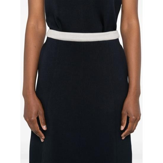 Max Mara MAX MARA Women Mid Skirts ABACO 042 003 BLUE Size S / US 4 / IT 40 - 4 Thumbnail