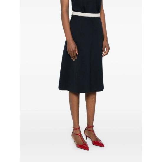 Max Mara MAX MARA Women Mid Skirts ABACO 042 003 BLUE Size M / US 6-8 / IT 42-44 - 2 Thumbnail