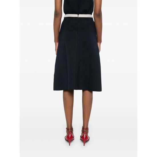 Max Mara MAX MARA Women Mid Skirts ABACO 042 003 BLUE Size M / US 6-8 / IT 42-44 - 3 Thumbnail