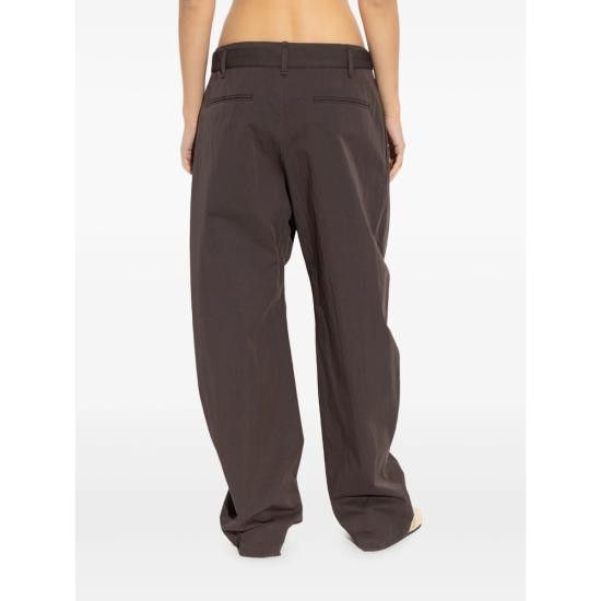 Lemaire LEMAIRE Women Pants PA1177 LF1228 BR490 BROWN Size 27" / US 4 / IT 40 - 4 Thumbnail