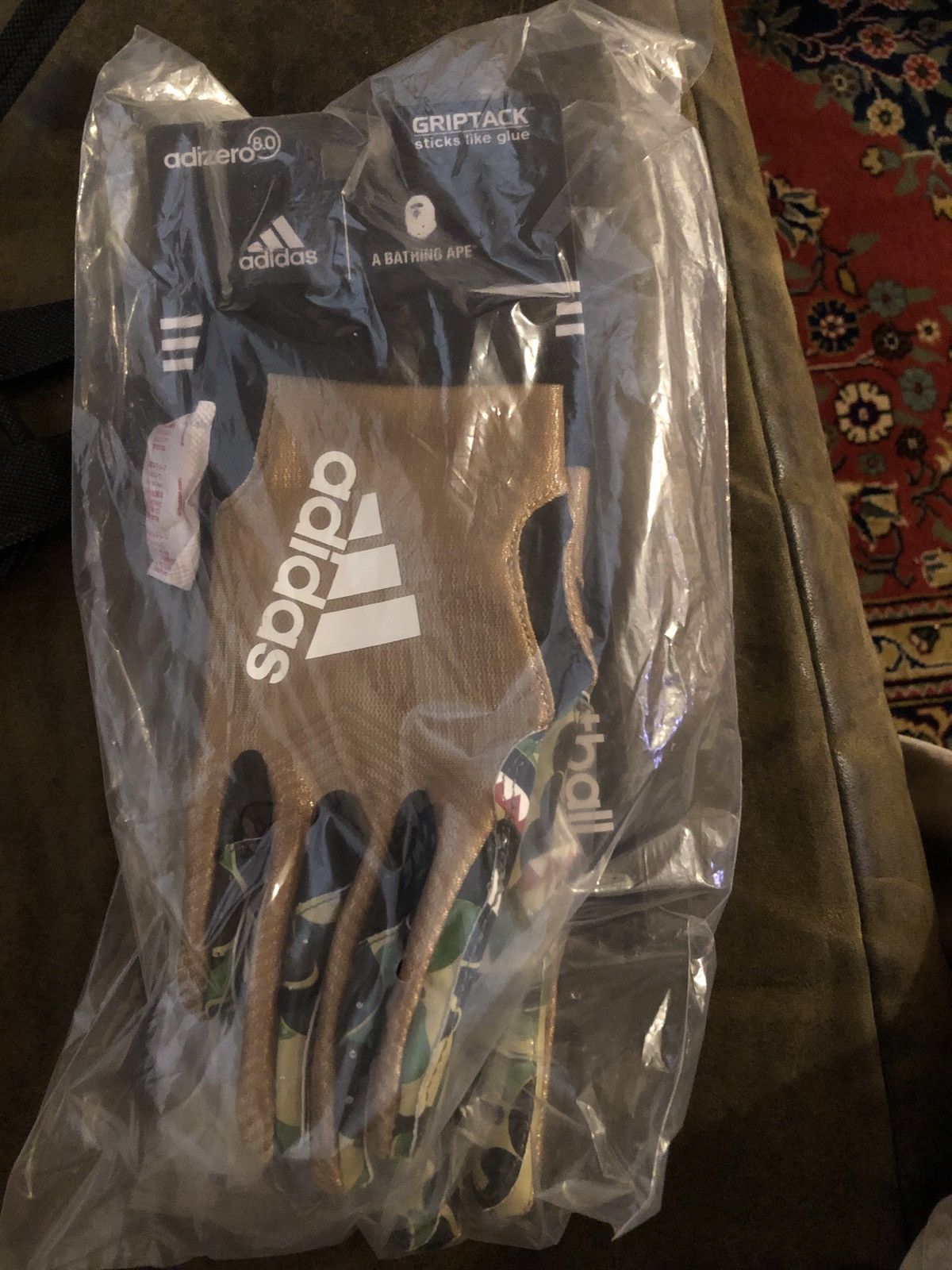 bape adidas gloves