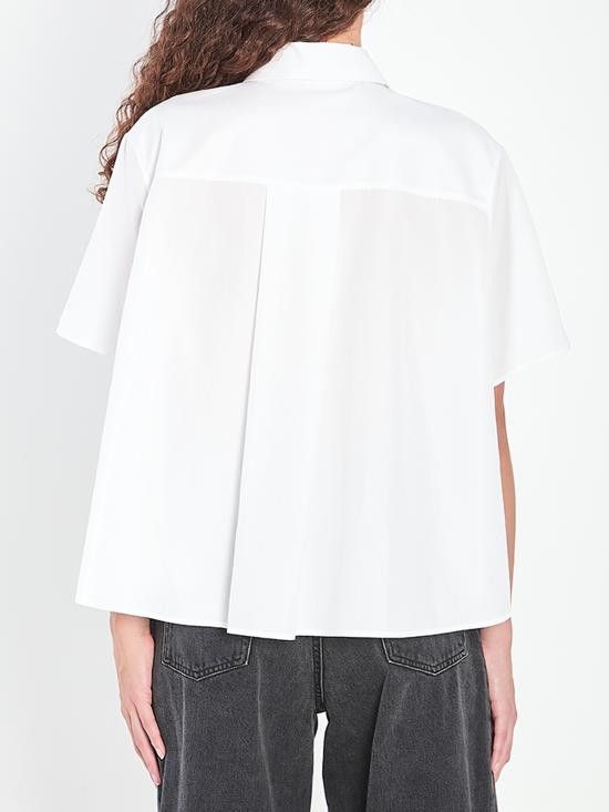 Loewe LOEWE Women Shirts S359Y05XEW WHITE Size XS / US 0-2 / IT 36-38 - 4 Thumbnail