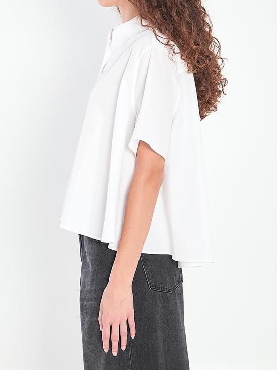 Loewe LOEWE Women Shirts S359Y05XEW WHITE Size XS / US 0-2 / IT 36-38 - 3 Thumbnail