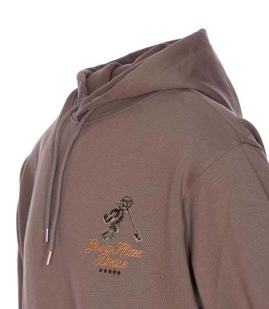 Drole De Monsieur DROLE DE MONSIEUR Men Hoodies HO184 CO127TA Brown Size US M / EU 48-50 / 2 - 3 Thumbnail