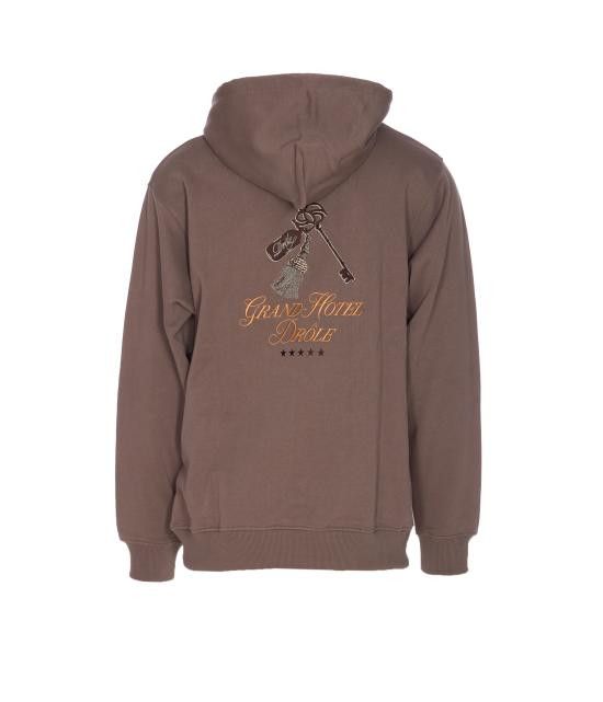 Drole De Monsieur DROLE DE MONSIEUR Men Hoodies HO184 CO127TA Brown Size US M / EU 48-50 / 2 - 2 Thumbnail