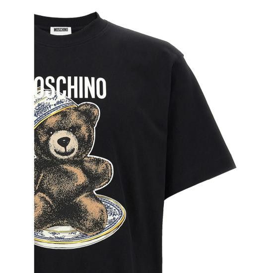Moschino MOSCHINO Men T-Shirts 5241 V0716 1555 BLACK Size US S / EU 44-46 / 1 - 2 Thumbnail