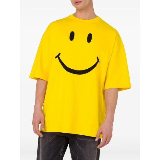 Moschino MOSCHINO Men T-Shirts 5241 V0723 1027 YELLOW Size US L / EU 52-54 / 3 - 3 Thumbnail