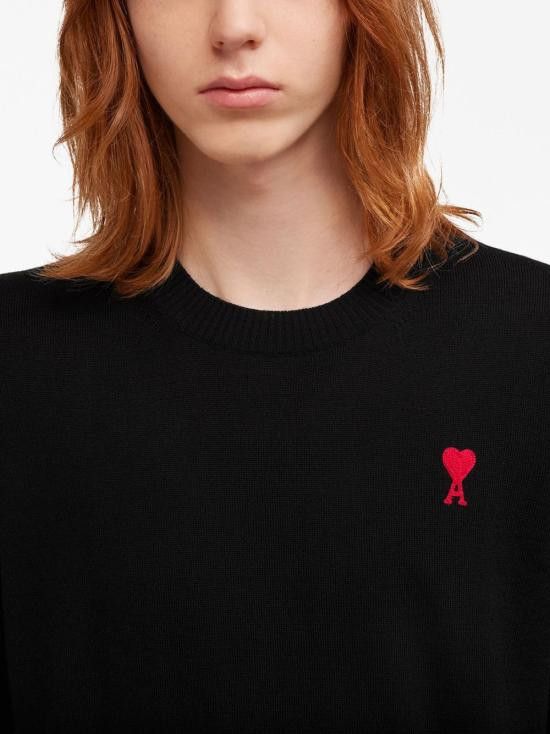 AMI AMI Men Sweater BFHKS111 KN0025001 Black Size US M / EU 48-50 / 2 - 3 Thumbnail