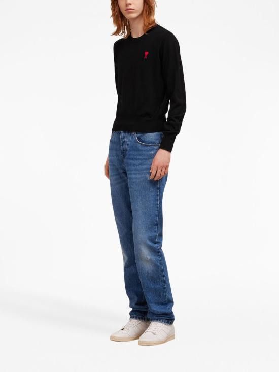 AMI AMI Men Sweater BFHKS111 KN0025001 Black Size US M / EU 48-50 / 2 - 5 Thumbnail