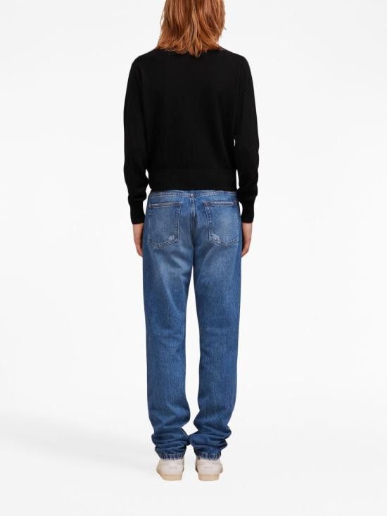 AMI AMI Men Sweater BFHKS111 KN0025001 Black Size US M / EU 48-50 / 2 - 2 Thumbnail