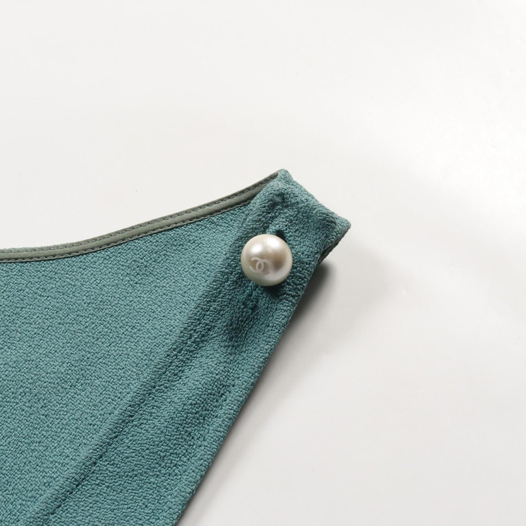 Chanel Chanel Chanel Coco Mark Button Rayon Top Others Tops P47830V35723 DUTY FREE for USA Size ONE SIZE - 7 Thumbnail