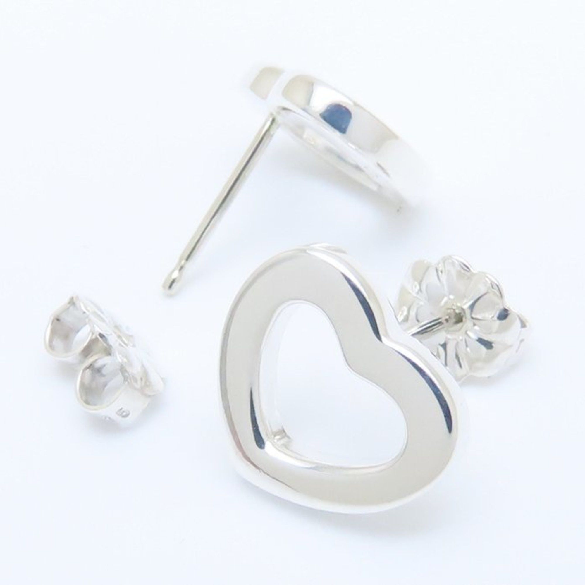 Tiffany & Co. TIFFANY&Co. Tiffany Heart Link Earrings, Silver 925, 293796 Size ONE SIZE - 3 Thumbnail