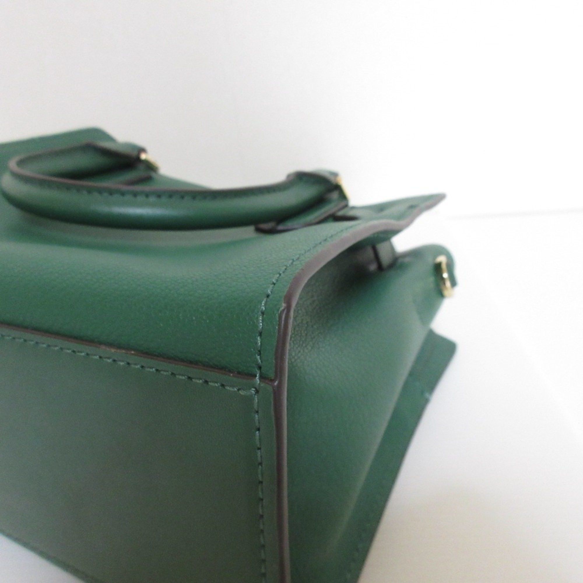 Michael Kors MICHAEL KORS Hamilton Satchel Small 2way Shoulder Bag Green Women's Size ONE SIZE - 10 Thumbnail