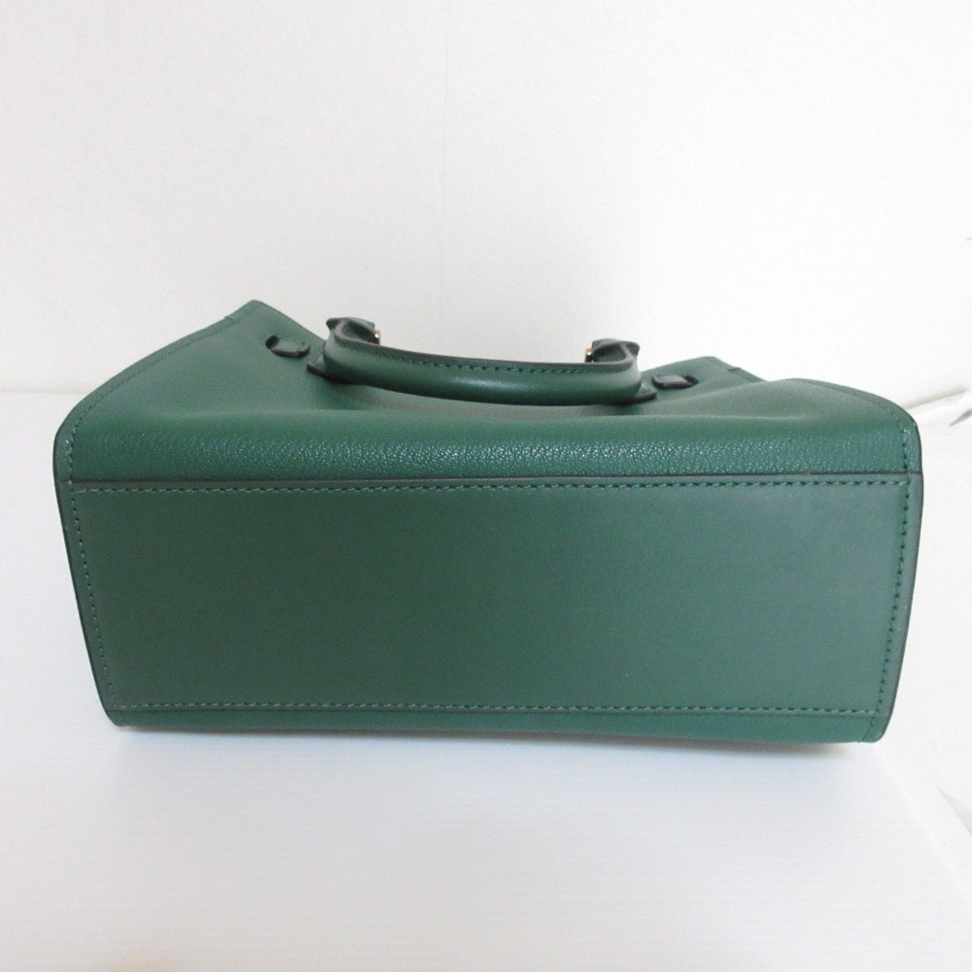 Michael Kors MICHAEL KORS Hamilton Satchel Small 2way Shoulder Bag Green Women's Size ONE SIZE - 4 Thumbnail