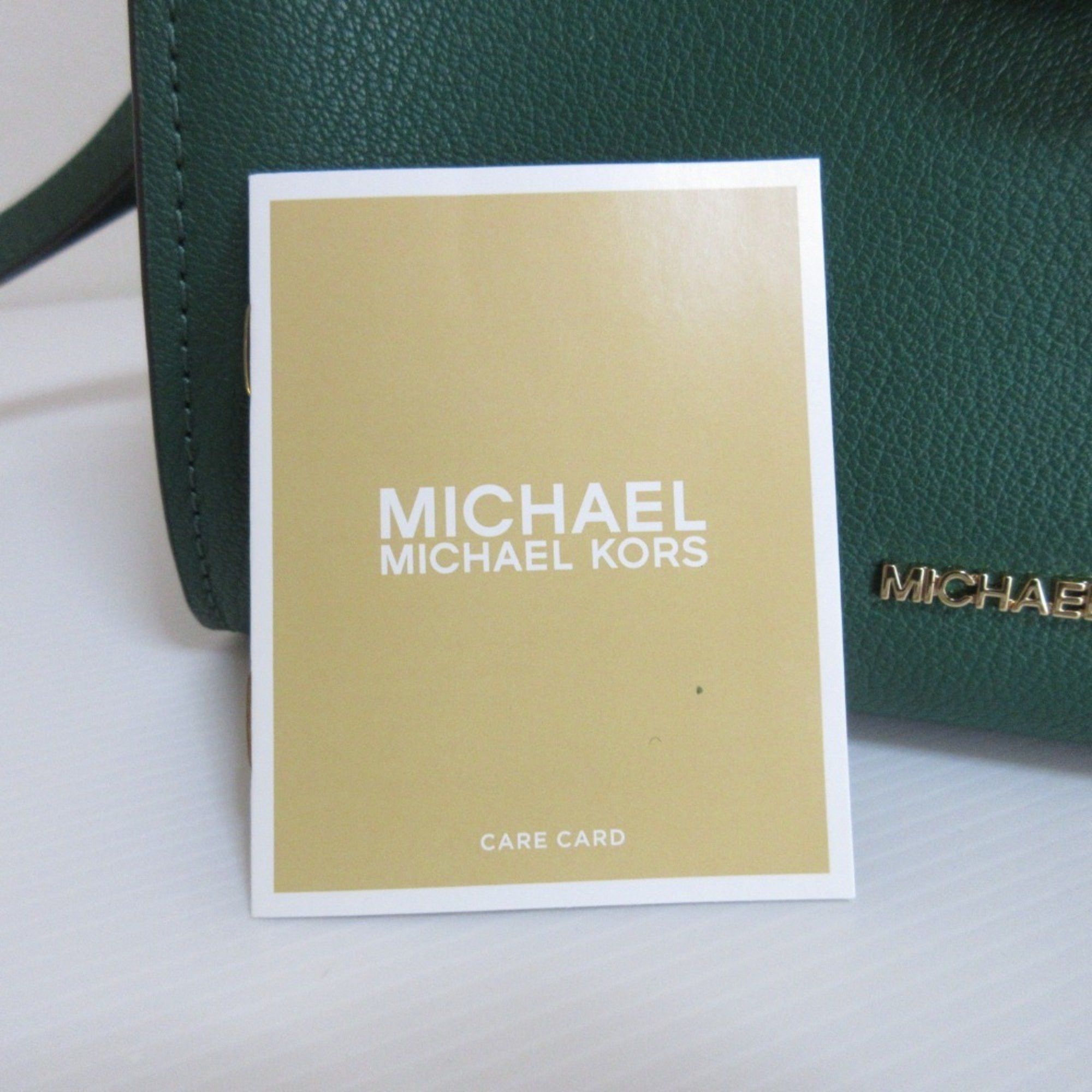 Michael Kors MICHAEL KORS Hamilton Satchel Small 2way Shoulder Bag Green Women's Size ONE SIZE - 15 Thumbnail