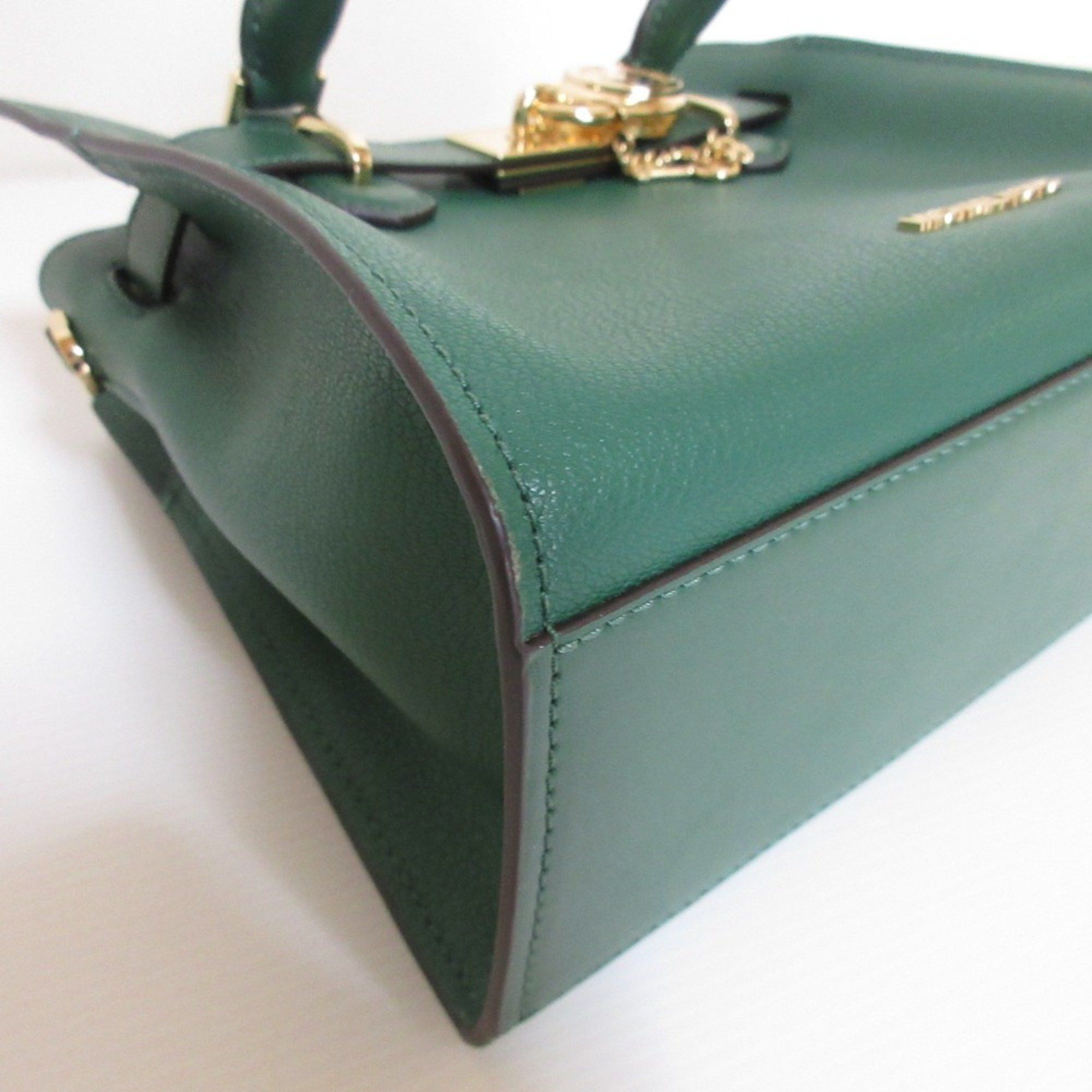 Michael Kors MICHAEL KORS Hamilton Satchel Small 2way Shoulder Bag Green Women's Size ONE SIZE - 11 Thumbnail
