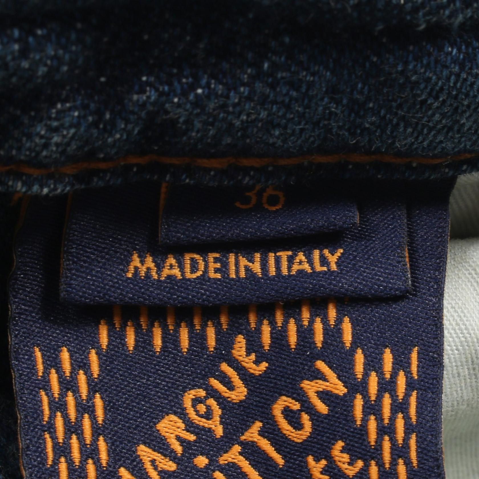 Louis Vuitton Louis Vuitton Louis Vuitton Damier Skate Cotton Denim Pants Cotton Bottoms RM241 GCO HQD87W Size ONE SIZE - 5 Thumbnail