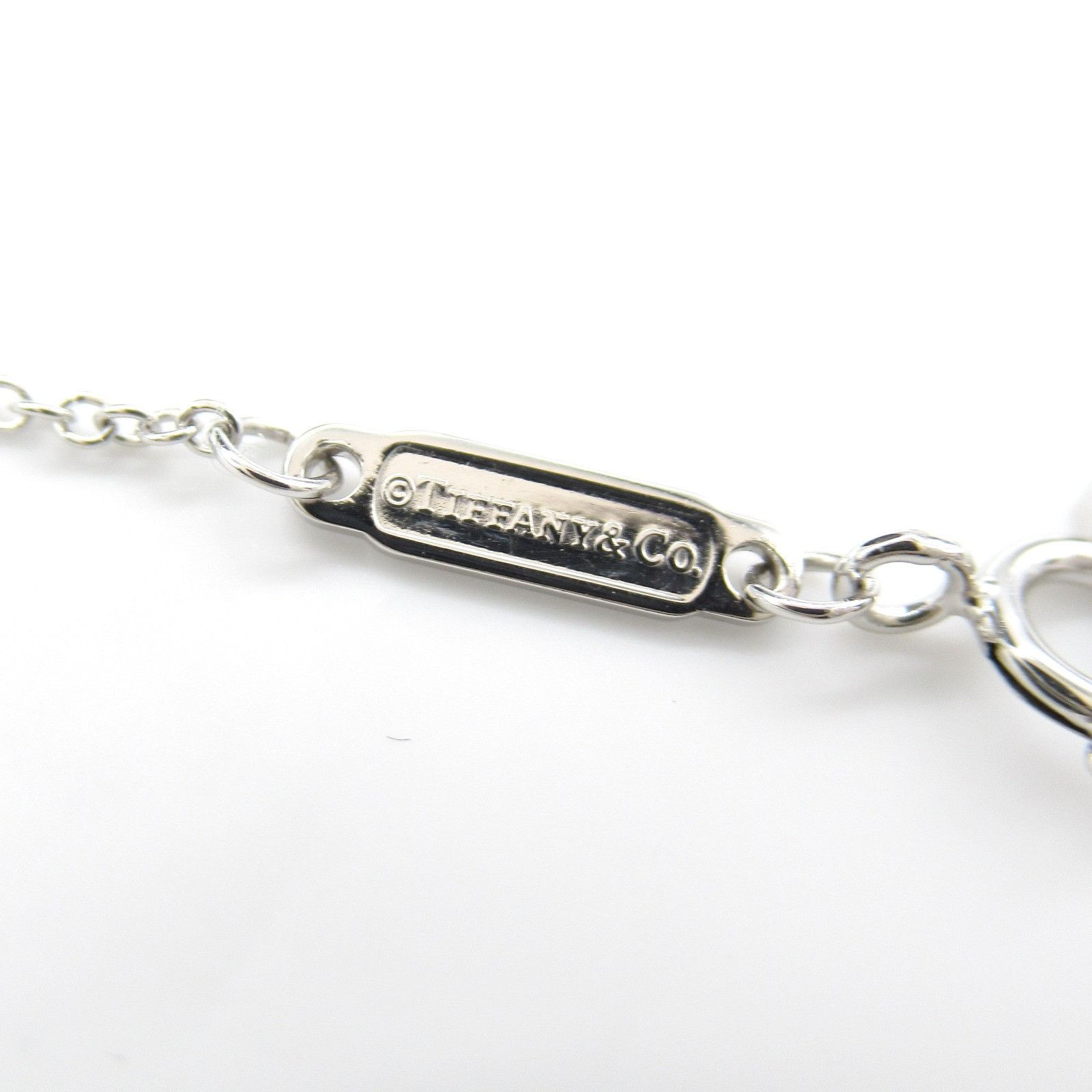 Tiffany & Co. Tiffany & Co Tiffany & Co. T Smile Mini Au750 Diamond Necklace Calfskin Necklace Size ONE SIZE - 4 Thumbnail