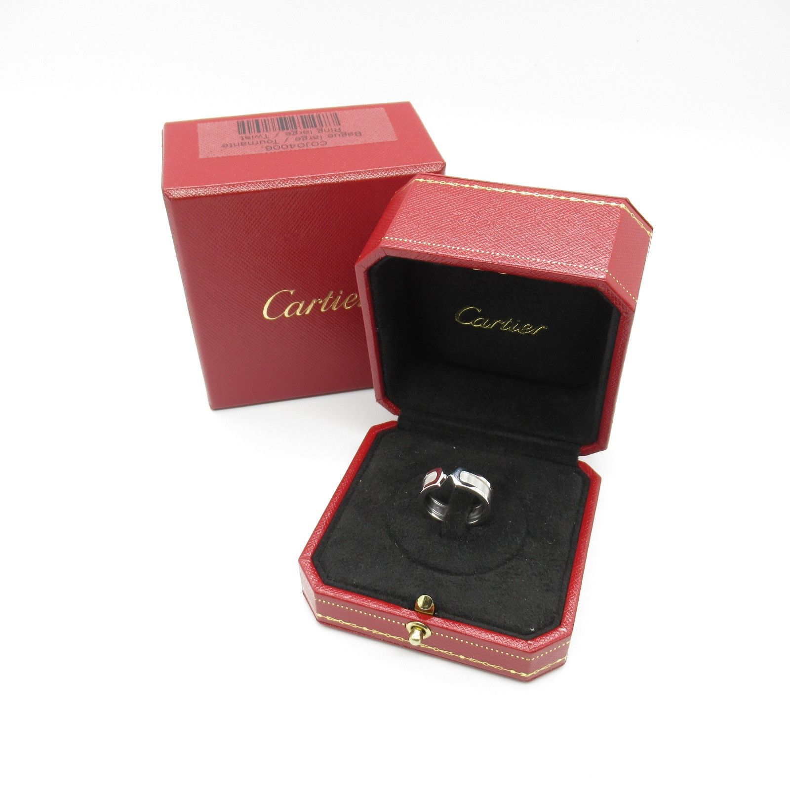 Cartier Cartier Cartier C2 Au750 Ring Size 11.5 Calfskin Ring Size ONE SIZE - 5 Thumbnail