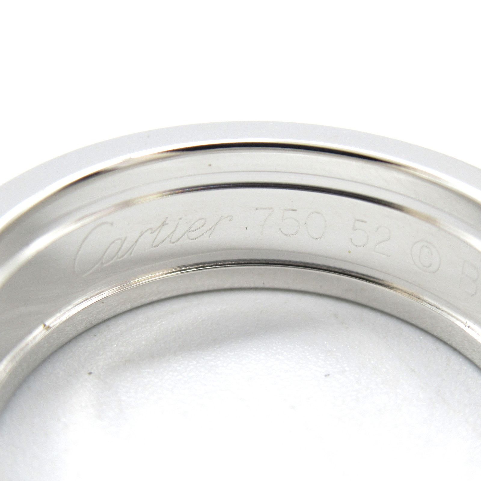 Cartier Cartier Cartier C2 Au750 Ring Size 11.5 Calfskin Ring Size ONE SIZE - 4 Thumbnail