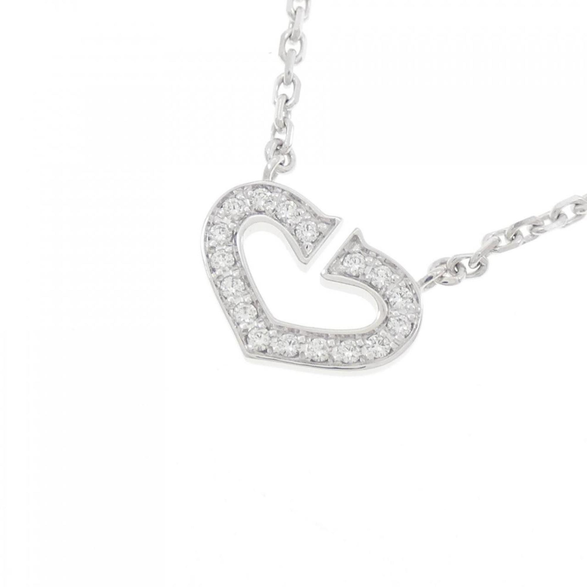 Cartier Cartier C heart necklace Size ONE SIZE - 3 Thumbnail