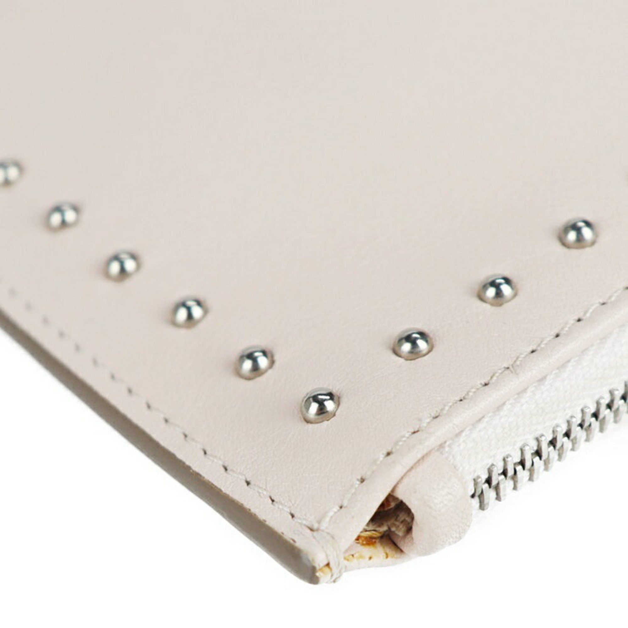 Givenchy GIVENCHY ANTIGONA POUCH L Antigona Pouch Second Bag Leather Pink Beige Studs Clutch 2123053008405R1 Size ONE SIZE - 5 Thumbnail