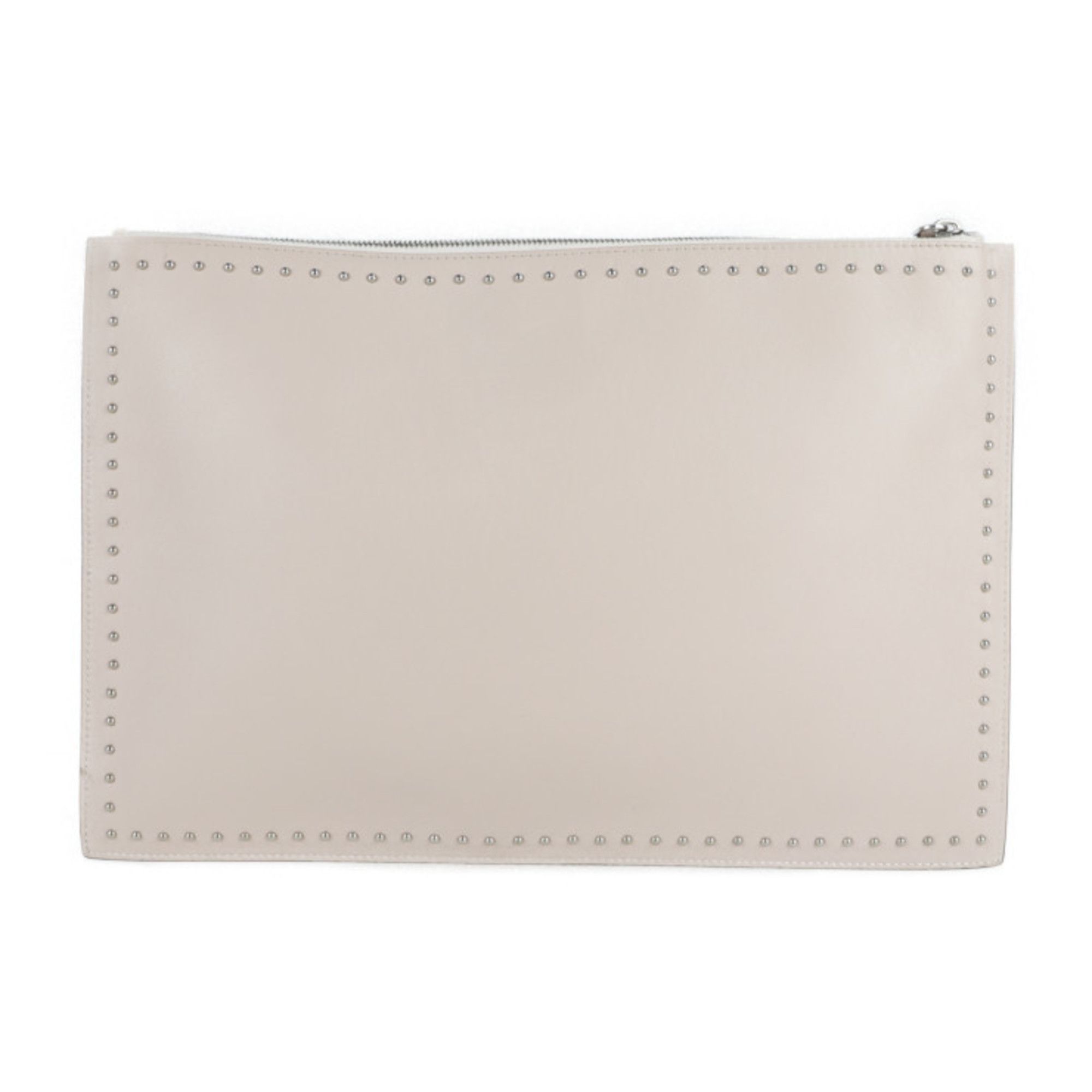 Givenchy GIVENCHY ANTIGONA POUCH L Antigona Pouch Second Bag Leather Pink Beige Studs Clutch 2123053008405R1 Size ONE SIZE - 3 Thumbnail