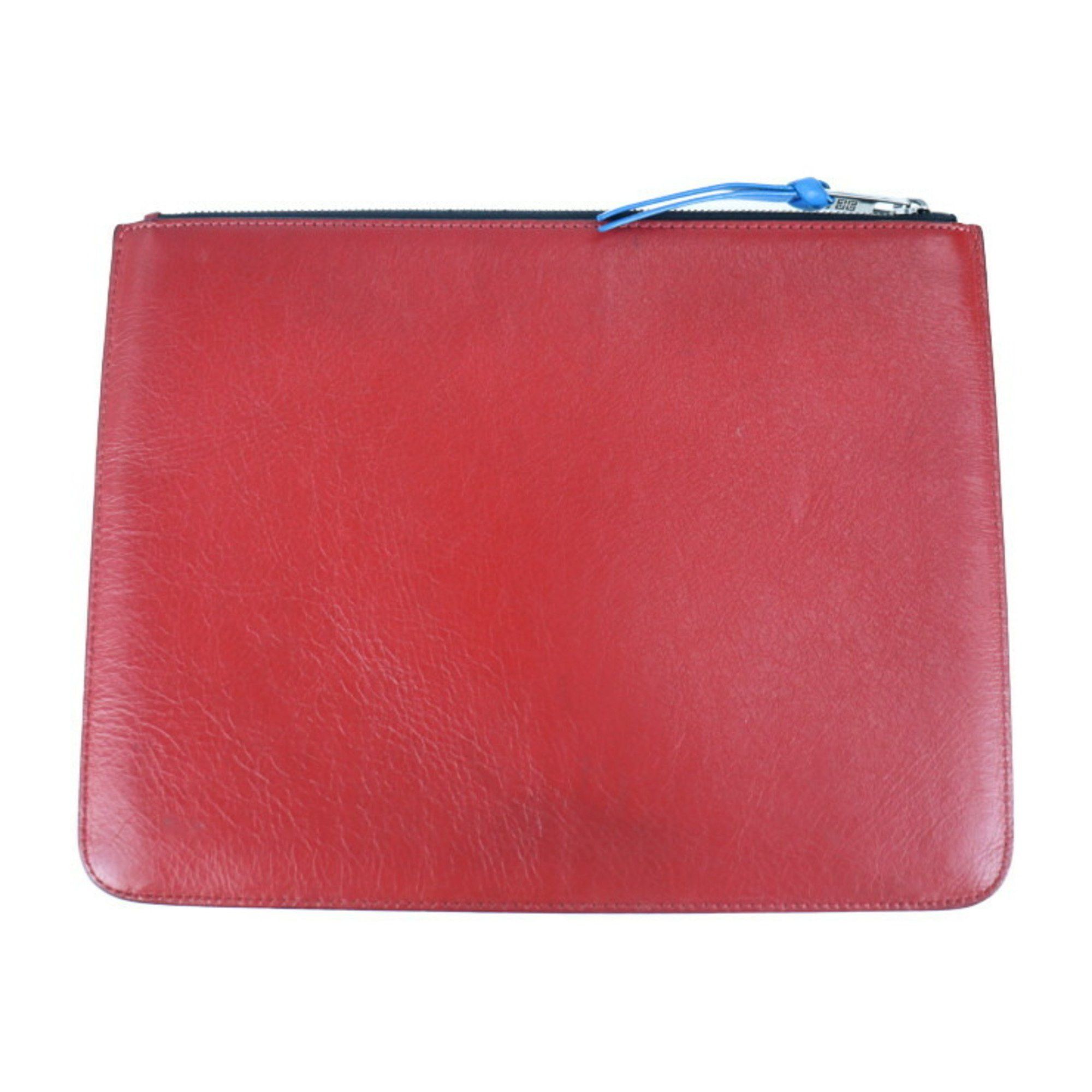 Givenchy GIVENCHY Pouch Second Bag Leather Red Black White Clutch 2107063008158R1 Size ONE SIZE - 2 Thumbnail