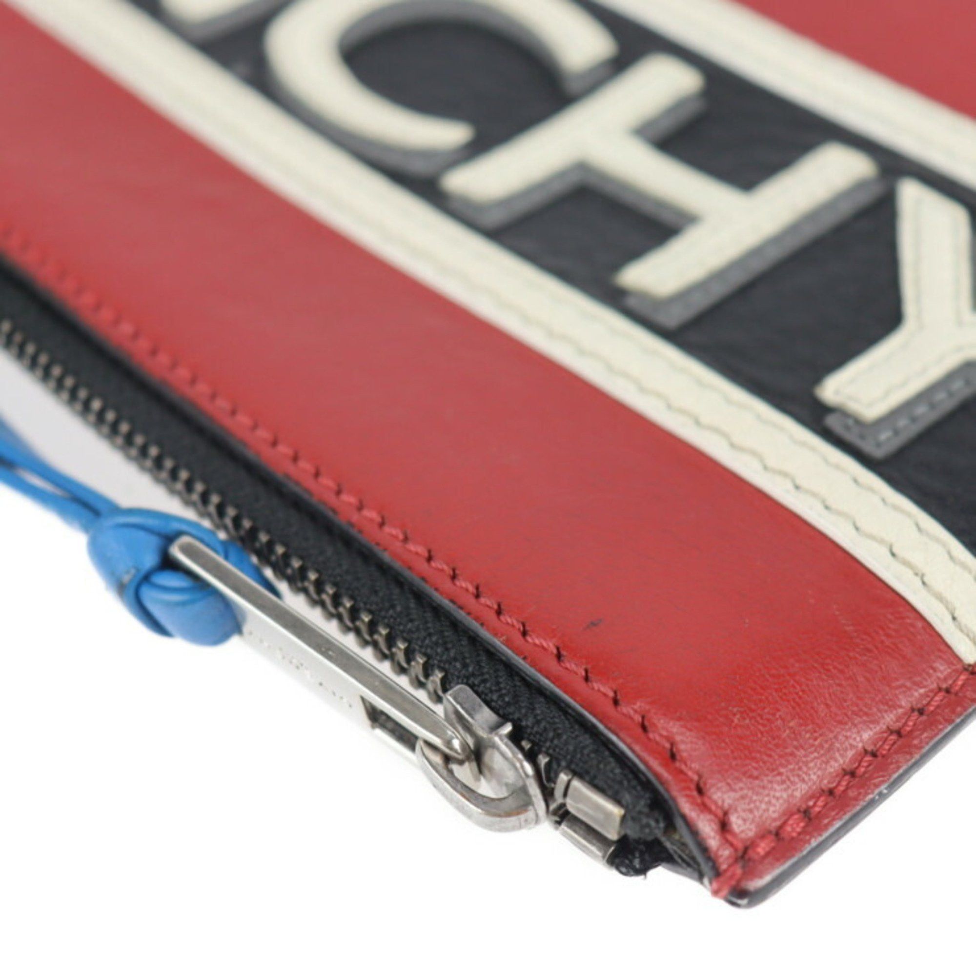 Givenchy GIVENCHY Pouch Second Bag Leather Red Black White Clutch 2107063008158R1 Size ONE SIZE - 3 Thumbnail