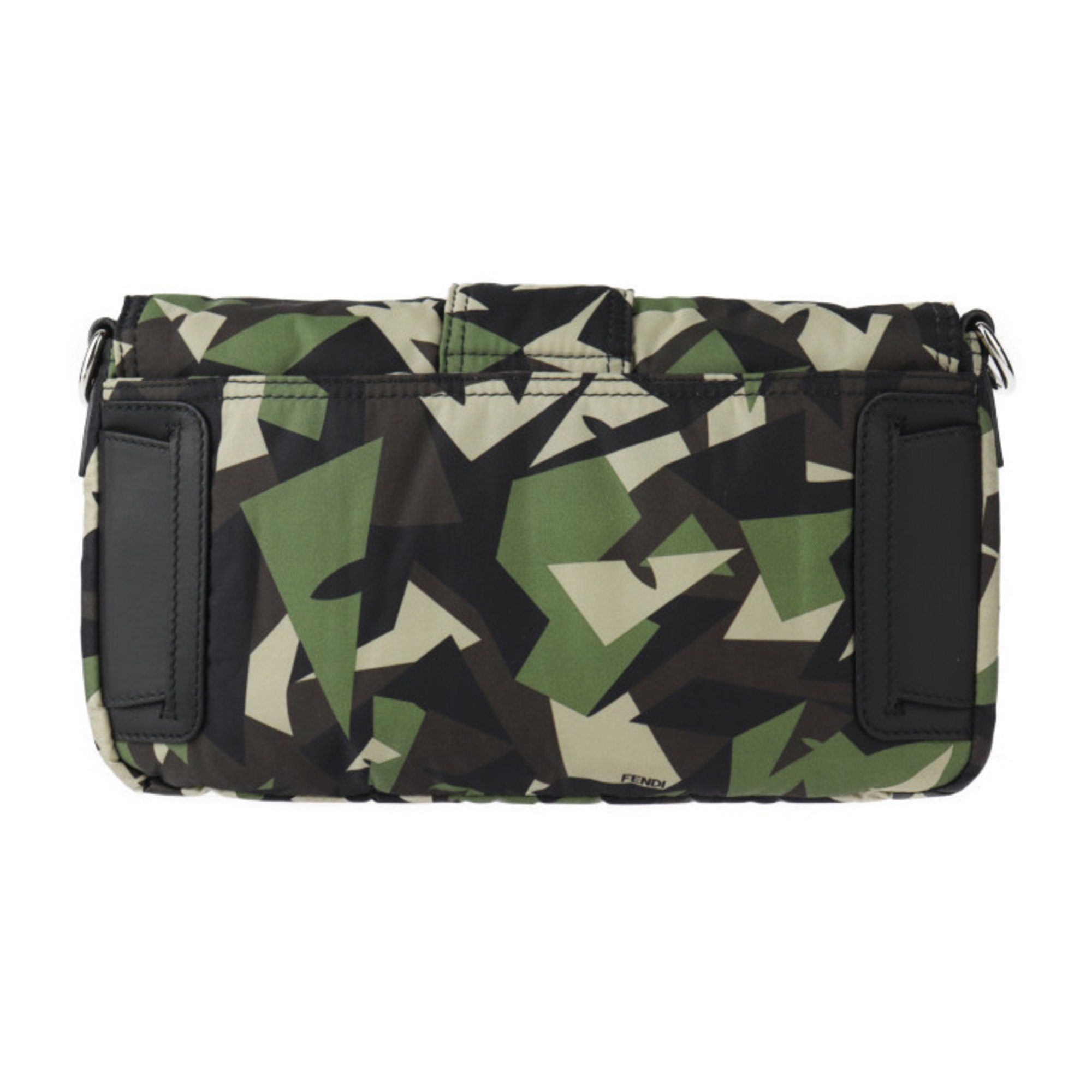 Fendi FENDI Mamma Bucket Camouflage Shoulder Bag 7V72 Nylon Leather Green Beige Black Waist Clutch 3WAY Military Pattern 2406063007036R1 Size ONE SIZE - 4 Thumbnail