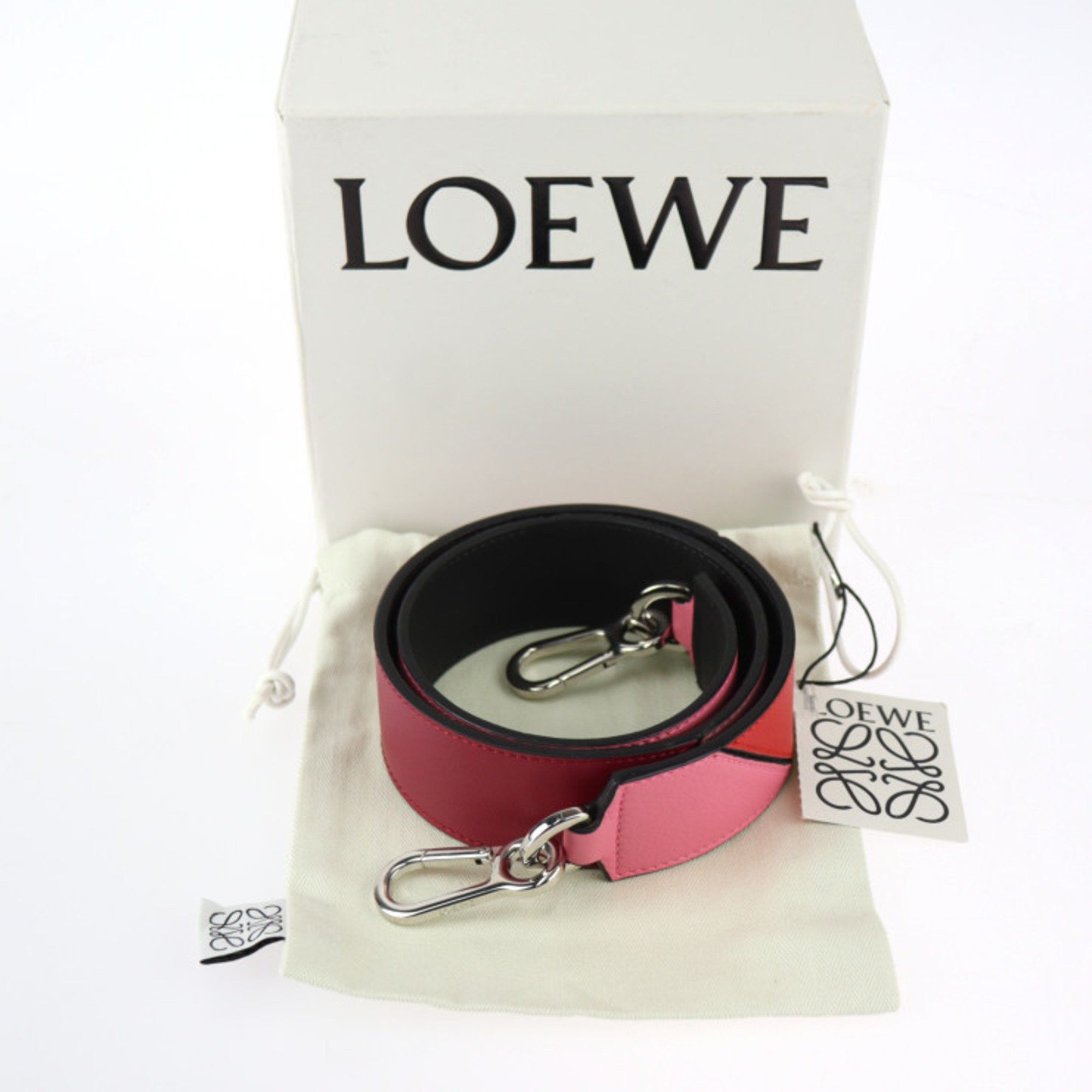 Loewe LOEWE Degrade Puzzle Bandouliere 90 Shoulder Strap 125.99UR71 Classic Calfskin Pink x Red Purple Black Replacement 2407043008028R1 Size ONE SIZE - 8 Thumbnail