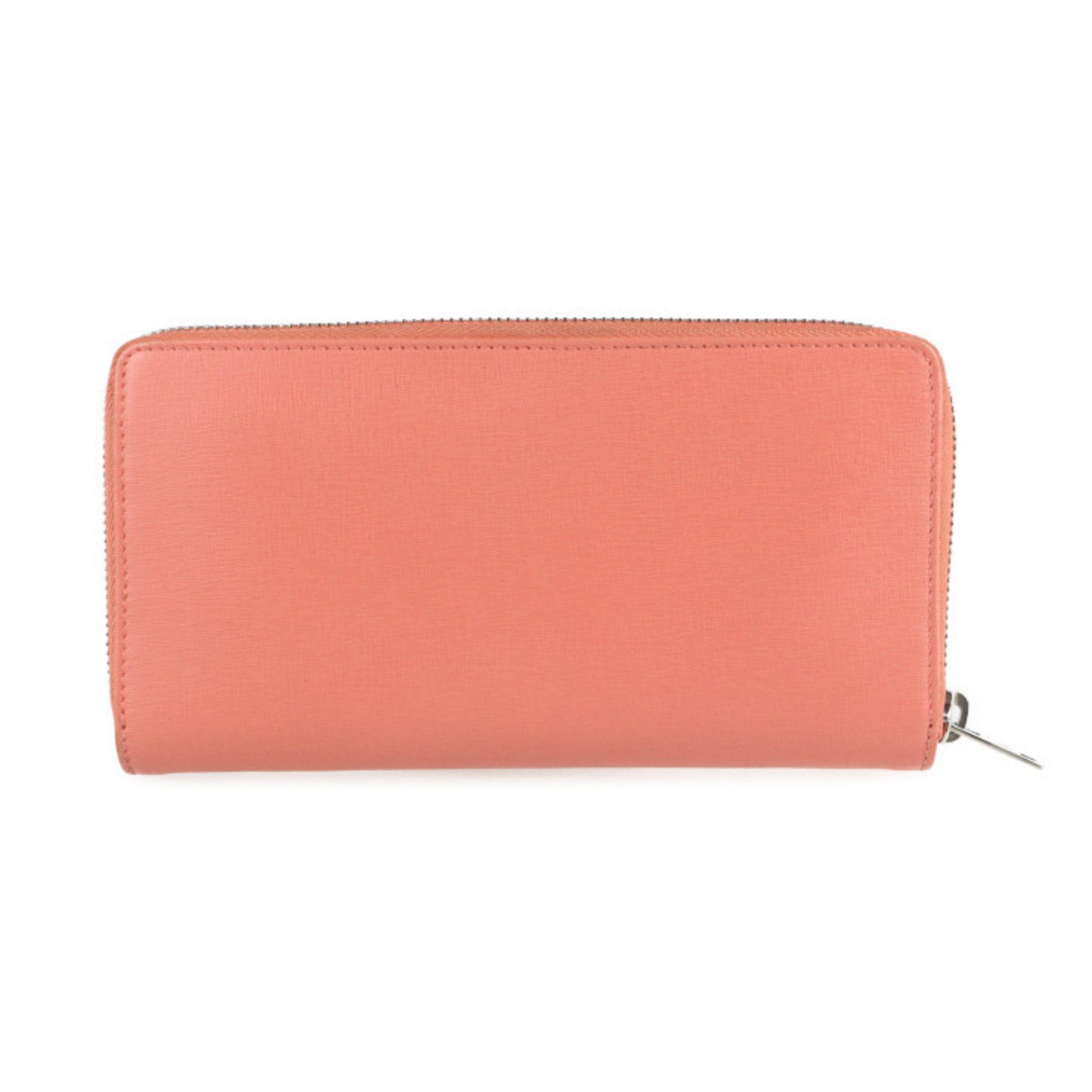 Balenciaga BALENCIAGA Essential Long Wallet 519641 Leather Salmon Pink Round 2107043007233R1 Size ONE SIZE - 3 Thumbnail
