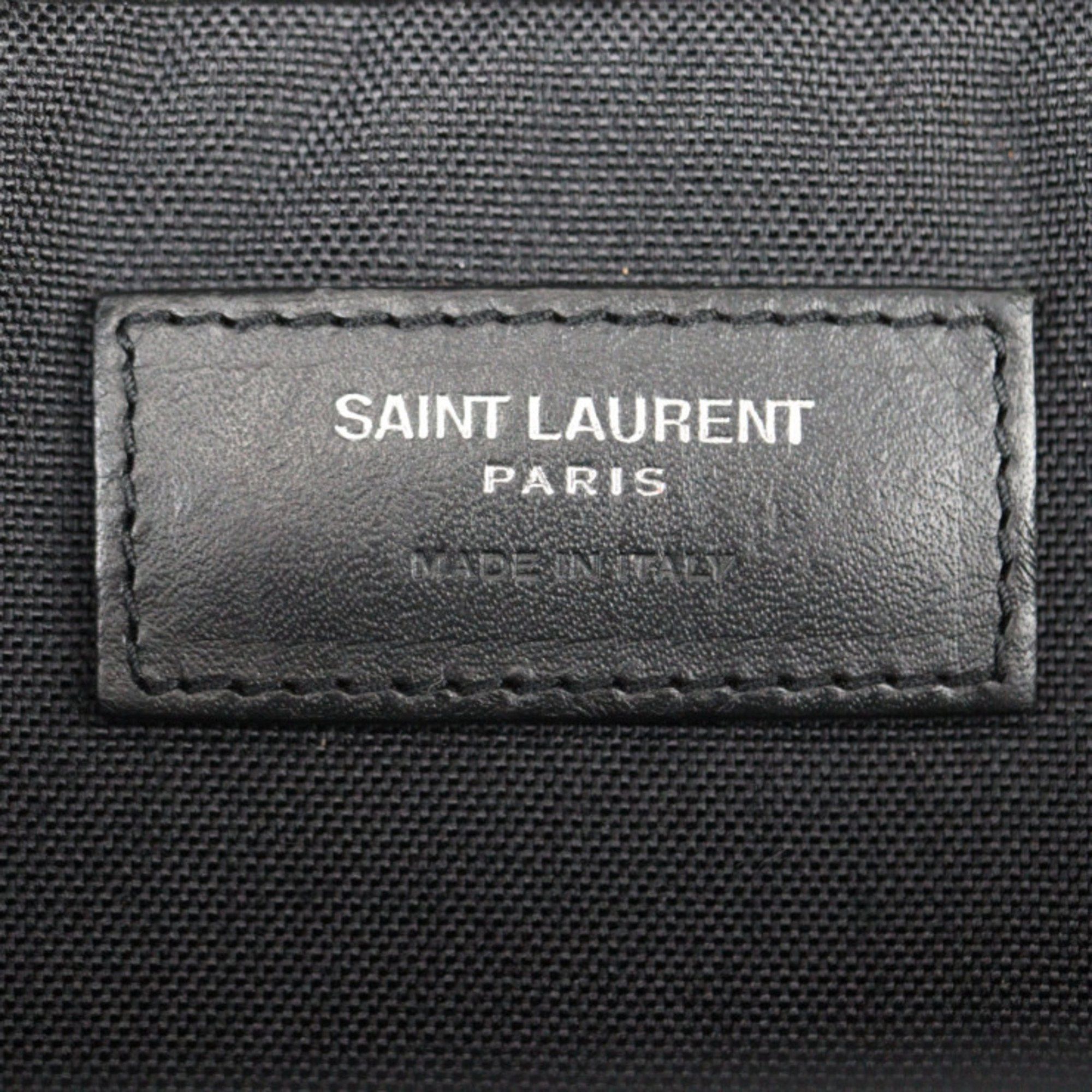 Yves Saint Laurent Yves Saint Laurent SAINT LAURENT PARIS Saint Laurent Paris Backpack Rucksack/Daypack 465448 Canvas Leather Black 2418073007080R1 Size ONE SIZE - 4 Thumbnail